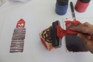 Cyprus : "Stamps" Printmaking workshops for children