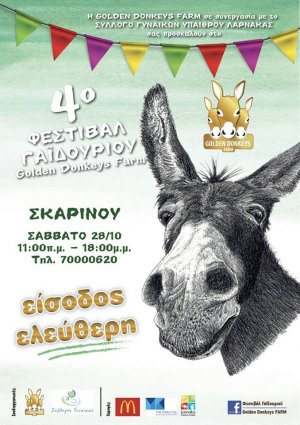 Cyprus : 4th Donkey Festival at Skarinou 