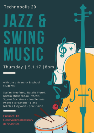 Cyprus : Music night with jazz and swing songs