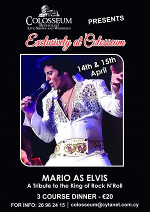 Cyprus : Mario as Elvis