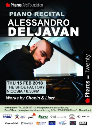 Κύπρος : Alessandro Deljavan - Ρεσιτάλ Πιάνου