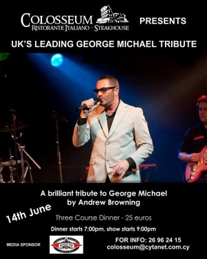 Cyprus : UK's Leading Tribute to George Michael by Andrew Browning