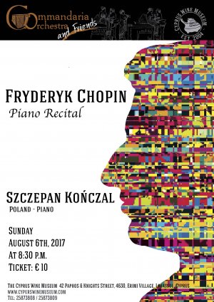 Cyprus : Evening dedicated to Fryderyk Chopin by Szczepan Kończal