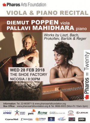 Κύπρος : Diemut Poppen (βιόλα) & Pallavi Mahidhara (πιάνο)
