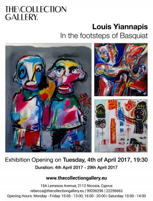 Cyprus : Louis Yiannapis - In the footsteps of Basquiat