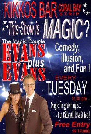 Cyprus : Evans plus Evans - The Magic Show