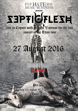 Κύπρος : Septicflesh Live (με τον Σωτήρη Βαγενά)