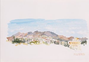 Cyprus : The other sea, the watercolours - Katerina Attalidou