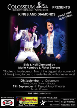Cyprus : Tributes to Neil Diamond and Elvis Presley