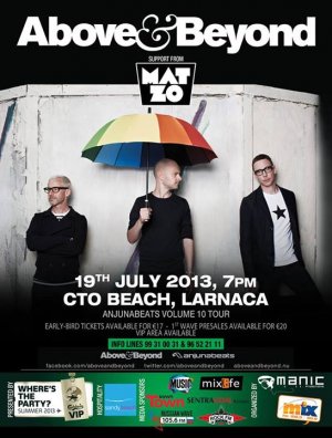 Cyprus : Above & Beyond with Mat Zo