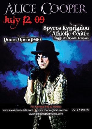 Cyprus : Alice Cooper in Cyprus
