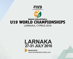 Κύπρος : Παγκόσμιο Πρωτάθλημα FIVB U19 Beach Volleyball