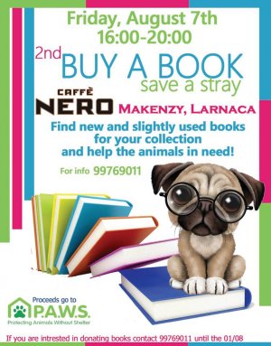 Cyprus : 2nd Buy A Book - Save A Stray