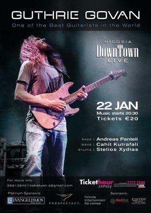 Cyprus : Guthrie Govan