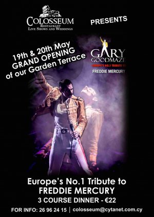 Cyprus : Europe's Number One Tribute to Freddie Mercury