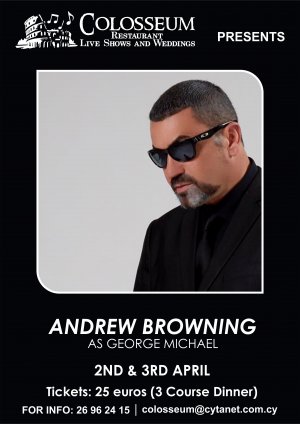 Cyprus : Andrew Browning as George Michael