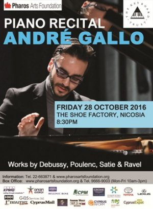 Κύπρος : Ρεσιτάλ Πιάνου με τον André Gallo
