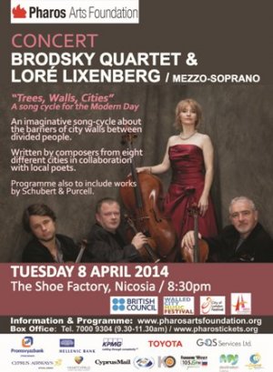 Cyprus : Brodsky Quartet & Loré Lixenberg