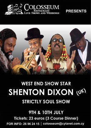 Cyprus : Legends of soul, featuring Shenton Dixon