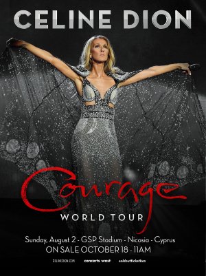 celine dion tour dates