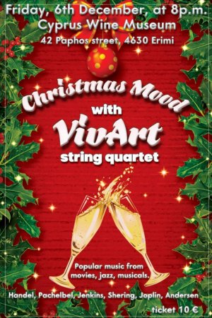 Cyprus : Christmas Mood | Concert with VivArt-String Quartet