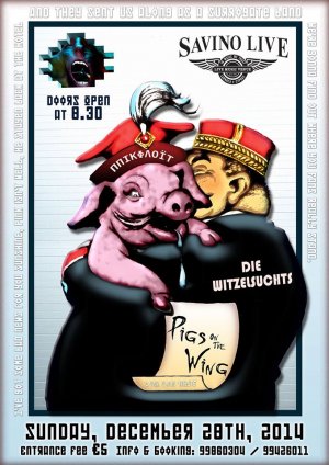 Κύπρος : Pigs on the Wing & Die Witzelsuchts - Παρουσίαση Δίσκου