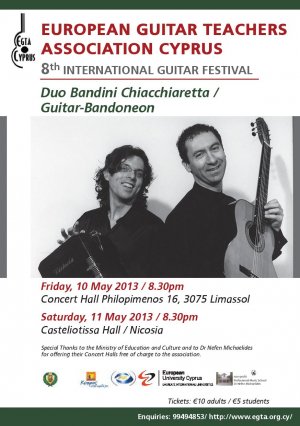 Cyprus : 8th International Guitar Festival