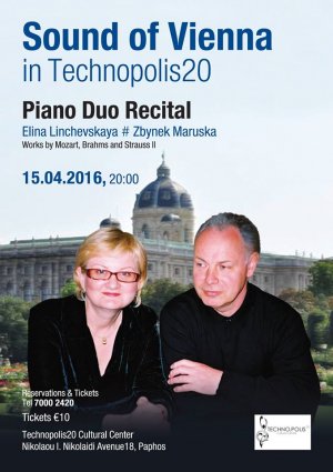Cyprus : Piano Duo Recital: Elina Linchevskaya & Zbynek Maruska