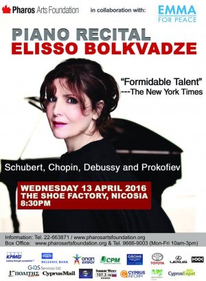Cyprus : Piano Recital: Elisso Bolkvadze