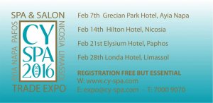 Cyprus : Cy-Spa 2016 Spa & Salon Trade Expo (Ayia Napa)