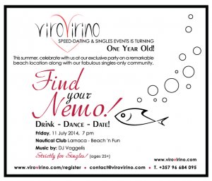 Cyprus : "Find your Nemo" - Singles Summer Party