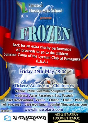 Cyprus : Frozen Charity Performance