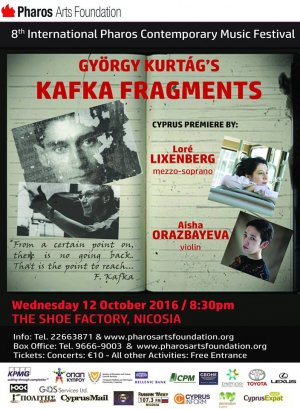 Cyprus : Kafka Fragments - Loré Lixenberg & Aisha Orazbayeva