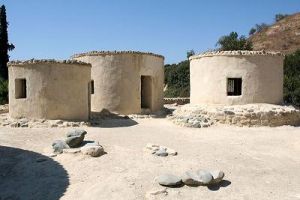 Cyprus : Khirokitia. A Neolithic village 6000 years BC