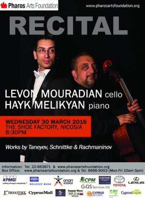 Cyprus : Levon Mouradian (Cello) & Hayk Melikyan (piano)