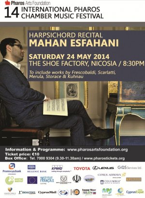 Cyprus : Harpsichord Recital with Mahan Esfahani