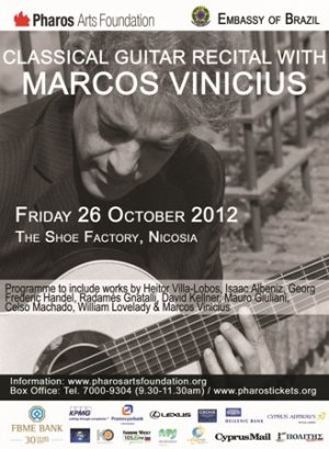 Cyprus : Classical Guitar Recital with Marcos Vinicius