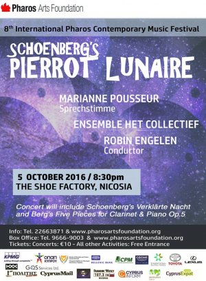 Cyprus : Schoenberg's Pierrot Lunaire