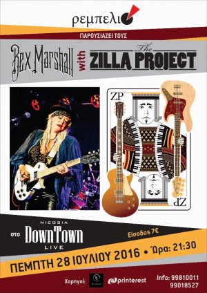 Cyprus : Bex Marshall (UK) + The Zilla Project