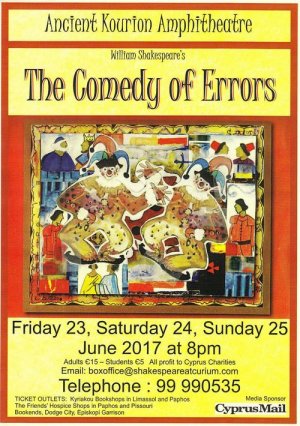 Cyprus : William Shakespeare's - The Comedy of Errors