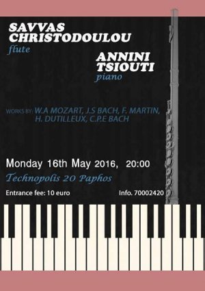 Cyprus : Recital for flute and piano