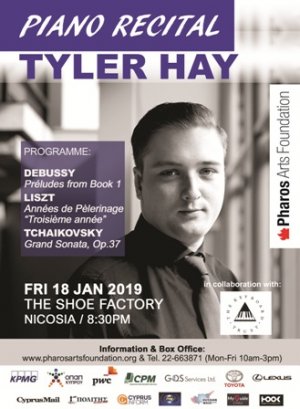 Cyprus : Piano Recital with Tyler Hay