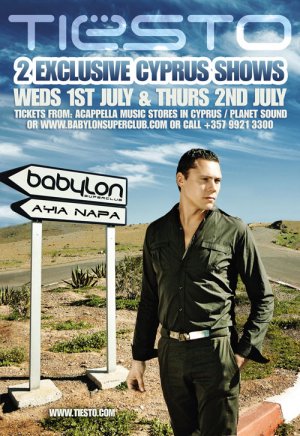 Cyprus : DJ Tiësto in Ayia Napa