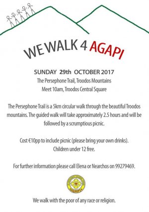 Cyprus : We Walk 4 AGAPI