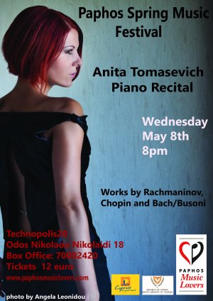 Cyprus : Piano Recital with Anita Tomasevich