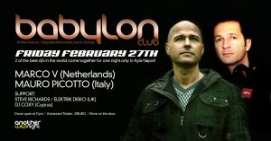 Κύπρος : DJs Mauro Picotto & Marco V