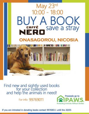 Cyprus : Buy a Book - Save a stray