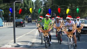 Κύπρος : Ποδηλατική βόλτα με τον Ρούντολφ!
