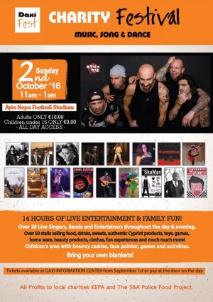 Cyprus : Daxifest Charity Music Festival