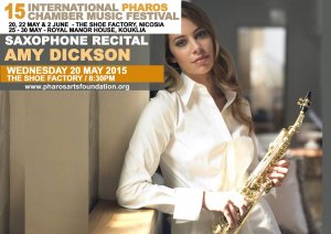 Cyprus : Saxophone Recital with Amy Dickson